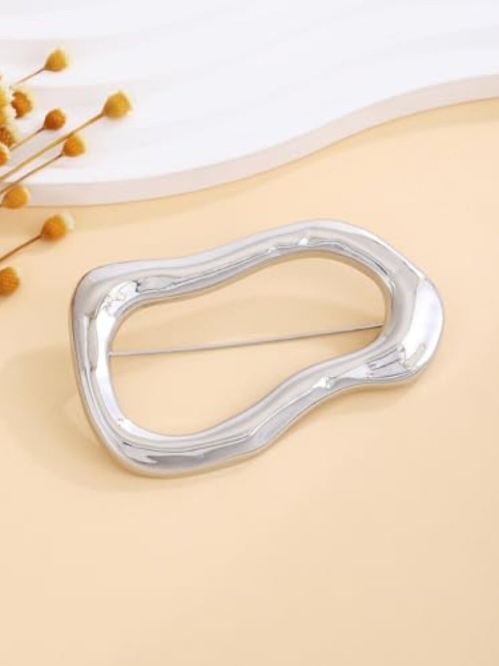 New - Irregular Geometric Brooch Lapel Shawl Pin Fashion Sweater Hat Scarf Suit